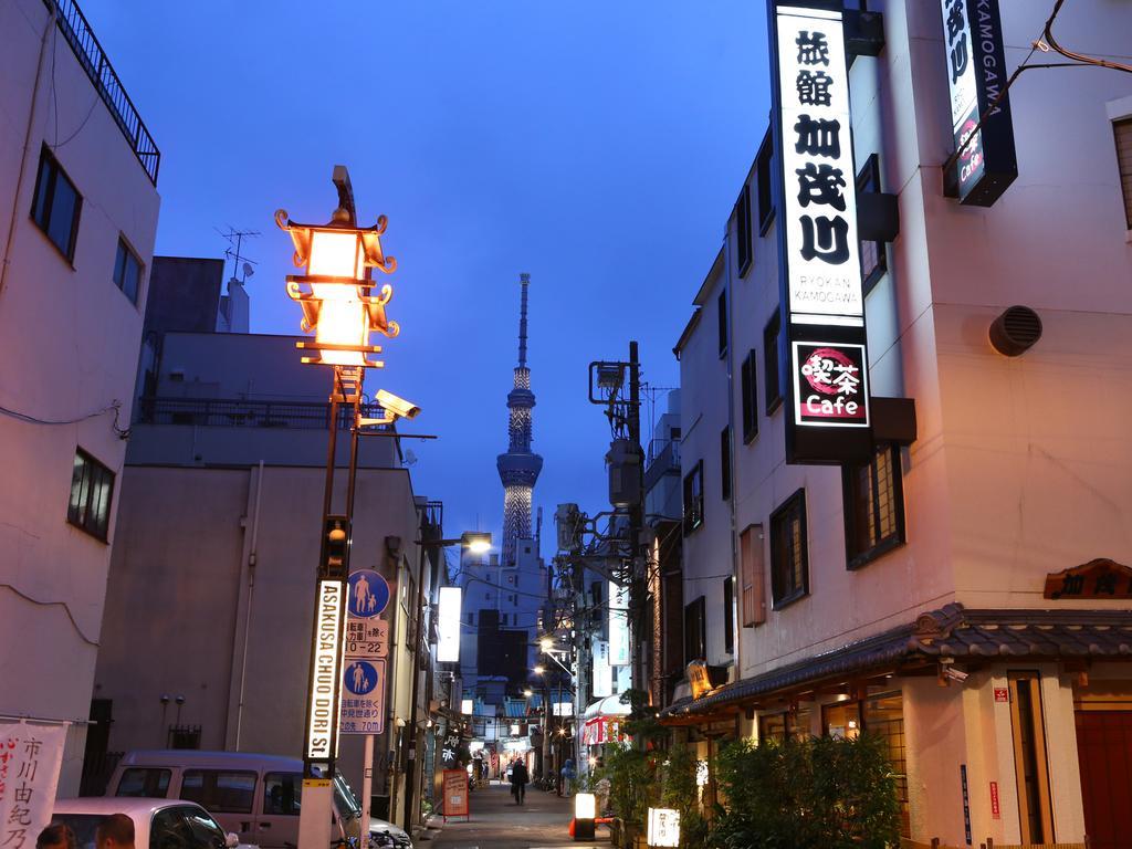 Ryokan Kamogawa Asakusa Prefektura Tokio Exteriér fotografie